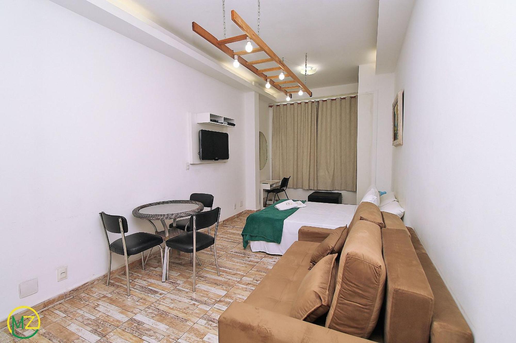 Studio Para 4 Pessoas Com Vista Mar Em Copacabana Rio de Janeiro Dış mekan fotoğraf